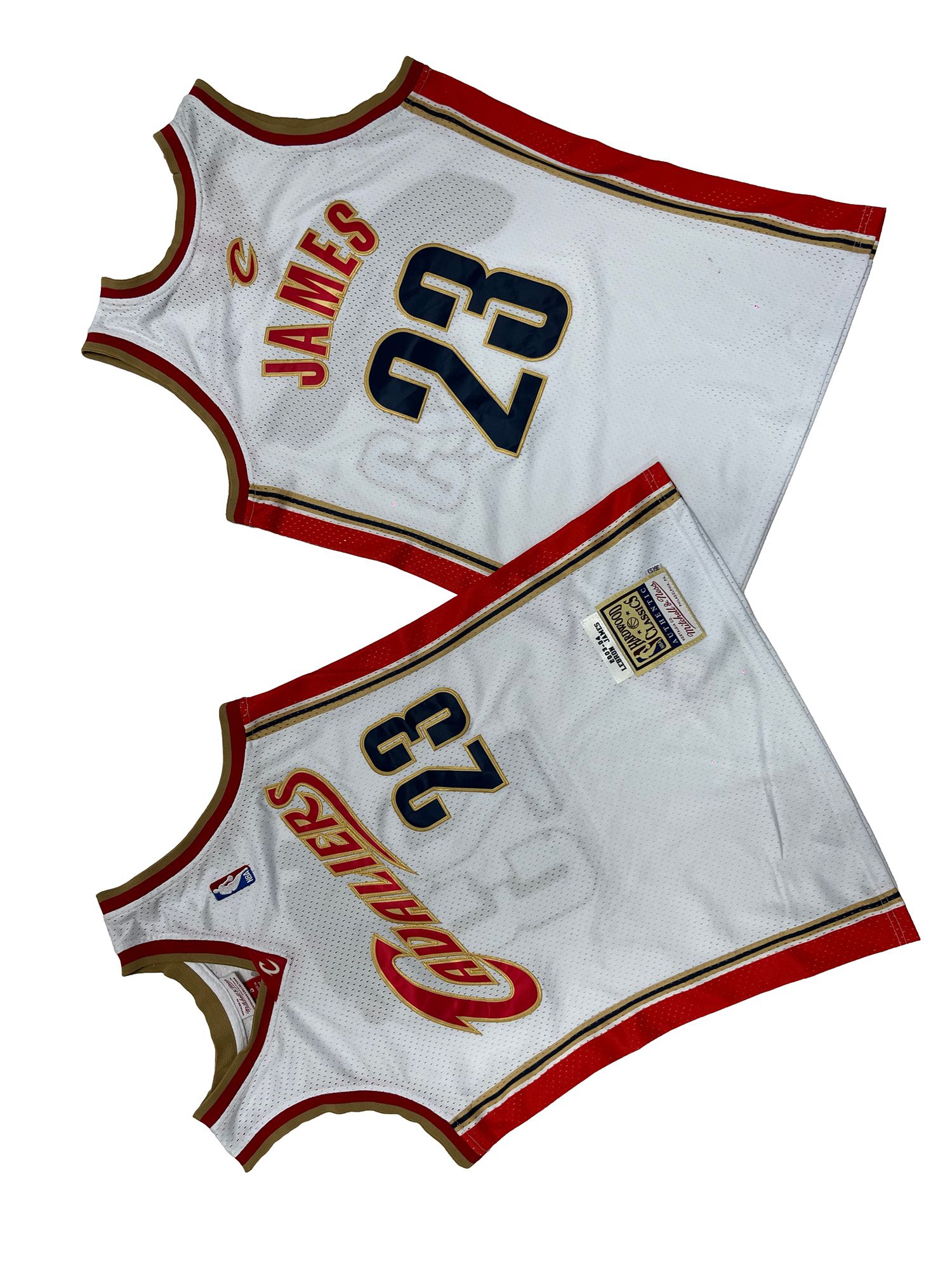 Men Cleveland Cavaliers 23 James White Throwback NBA Jersey